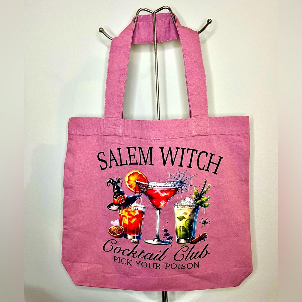 Salem Witch Purple Tote Bag